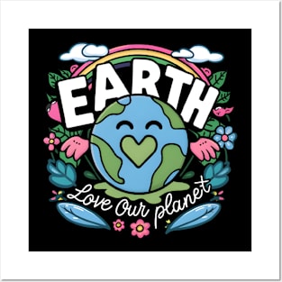 "Embrace Our World: Earth's Loving Care" Posters and Art